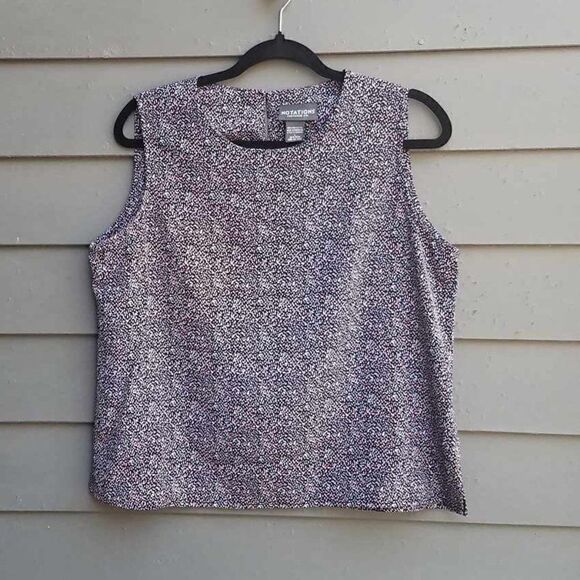 Notations Black Pink Blue Print Shell size Large - Picture 9 of 12